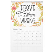 Nur positives Denken Kalender (Feb 2026)