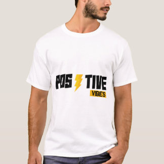 Nur Positivfarben - Motivierend Blitzschlag T-Shirt
