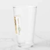 Nur Puppen für ein frohes Weihnachtsfest Glas (Links)