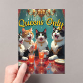 Nur Queens! Acryleinladungen (Insitu (Handheld))