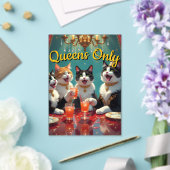 Nur Queens! Acryleinladungen (In Situ (Hochzeit))