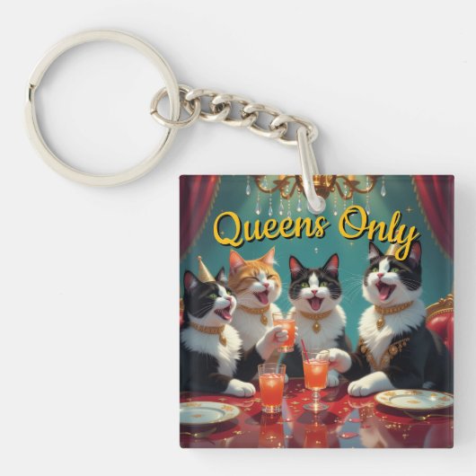 Nur Queens! Schlüsselanhänger (Vorderseite)