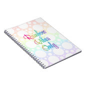 Nur Rainbow Vibes Notizblock (Rechte Seite)