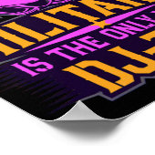 Nur Raptor DJ-t47 Poster (Ecke)