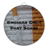 Nur Raucher! Dart Board Dartscheibe (vorne)