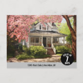 Nur Real Anwesen Marketing Logo verkaufen Postkarte (Vorderseite)