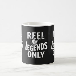 Nur Reel Legends - Funny Fishing Design Kaffeetasse