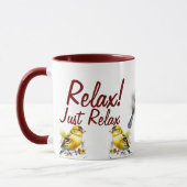 Nur Relax/Bird-Tasse Tasse (Links)