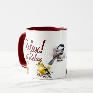 Nur Relax/Bird-Tasse Tasse