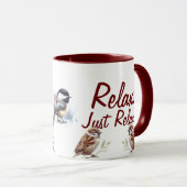 Nur Relax/Bird-Tasse Tasse (VorderseiteRechts)
