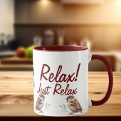 Nur Relax/Bird-Tasse Tasse
