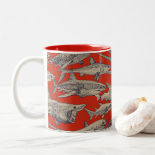nur retro Haie Zweifarbige Tasse