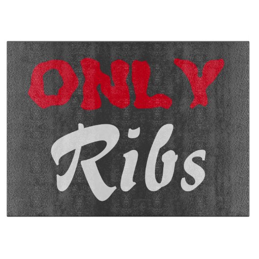 Nur Rippen Schneidebrett (Vorderseite)