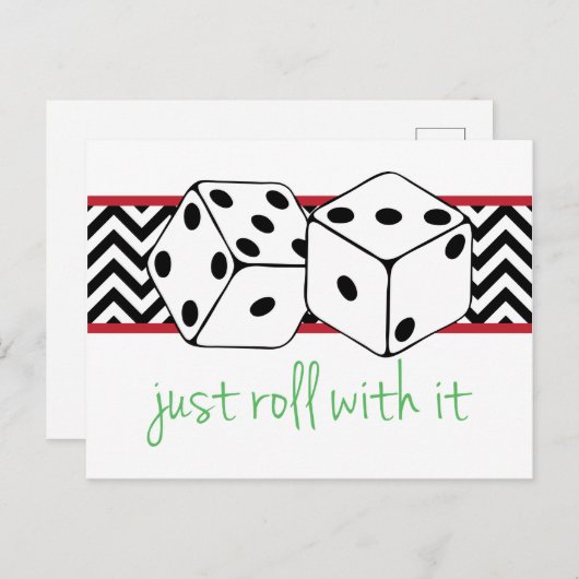 Nur Roll Postkarte (Vorne/Hinten)