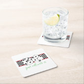 Nur Roll Rechteckiger Pappuntersetzer (Vor Ort)