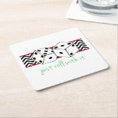 Nur Roll Rechteckiger Pappuntersetzer (angewinkelt)