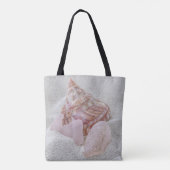 Nur rosa Meerglas - Tasche (Rückseite)