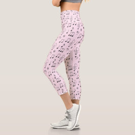 Nur Rosa notiert Capri Leggings