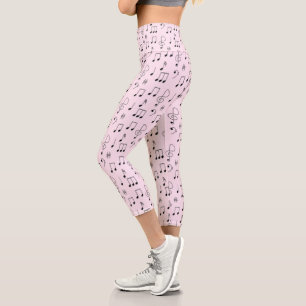 Nur Rosa notiert Capri Leggings