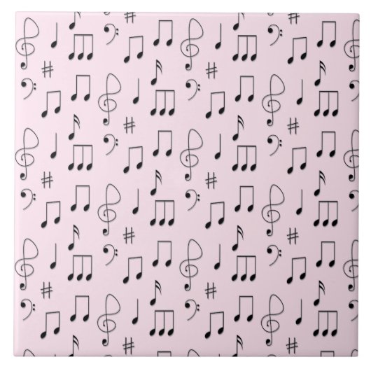 Nur Rosa notiert Fliese (Vorderseite)