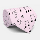 Nur Rosa notiert Krawatte (Gerollt)