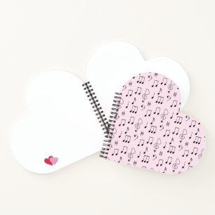 Nur Rosa notiert Notizblock