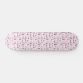 Nur Rosa notiert Skateboard (Horizontal)