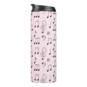 Nur Rosa notiert Thermosbecher (Nach rechts gedreht)