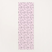 Nur Rosa notiert Yogamatte (Vorderseite)