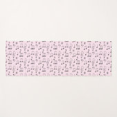 Nur Rosa notiert Yogamatte (Vorderseite (Horizontal))