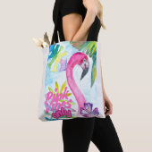Nur rosa Vibes – Rosa Flamingo Tasche (Von Nahem)