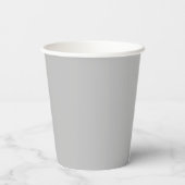 Nur rot/weiß Personalisiert Pappbecher (Rückseite)