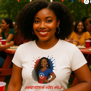 Nur Rot, Weiß und Blau Jugendliche Vibes T-Shirt
