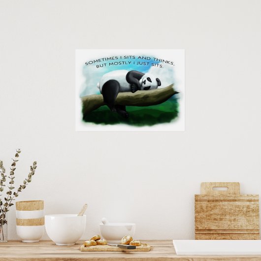 Nur Sätze Poster (Küche)