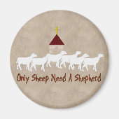 Nur Schafskirte Magnet (Vorne)