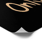 Nur Schafskirte Poster (Ecke)