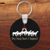 Nur Schafskirte Schlüsselanhänger (Vorderseite)