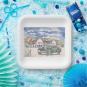 Nur Schatten in Stadt Pappteller (Party)