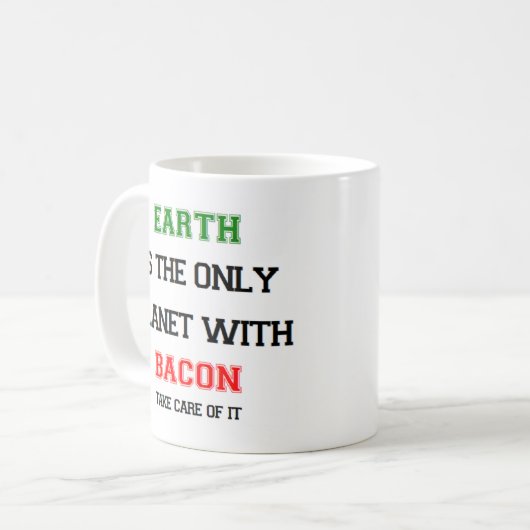 Nur Schinken Kaffeetasse (Vorderseite Links)