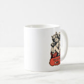 Nur schlechte Ideen - Vintage Gothic Kaffeetasse (VorderseiteRechts)