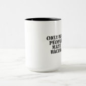Nur schlechte Leute-Hass-Speck-Tasse Tasse (Zentrum)