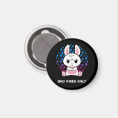 Nur schlechte Schwingungen Magnet (Vorderseite/Rückseite)