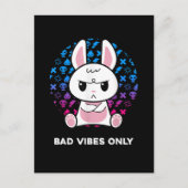 Nur schlechte Vibes Postkarte (Vorderseite)