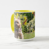 Nur schlichter Liebling Tasse (Vorderseite Links)