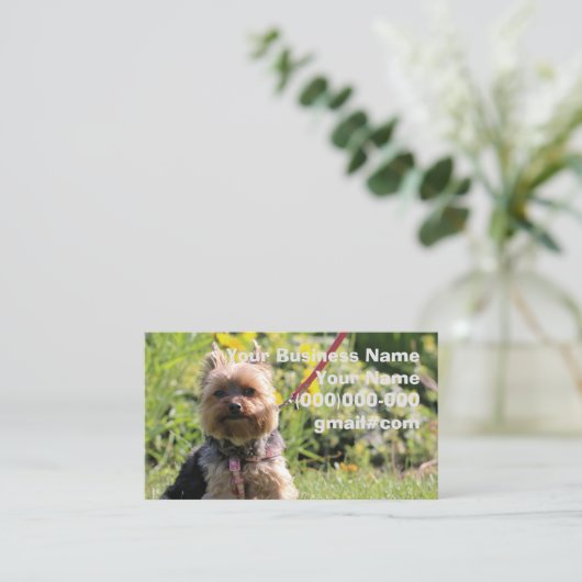 Nur schlichter Liebling Visitenkarte (Stehend Vorderseite)