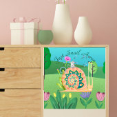 Nur Schnecke weg Niedliche Schnecke Aufkleber