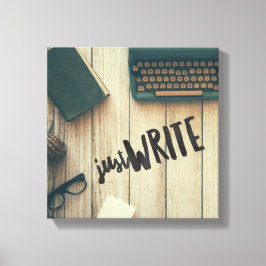 Nur schreiben 12" x 12", 1,5", Single Canvas Print Leinwanddruck