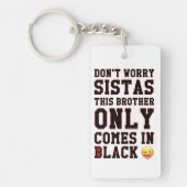 Nur schwarz schlüsselanhänger (Vorderseite)