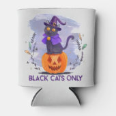 Nur schwarze Katze Dosenkühler (Vorderseite)