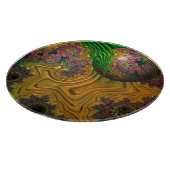 Nur schwebend mit dekorativem Glasfaserkabel Schneidebrett (Ecke)